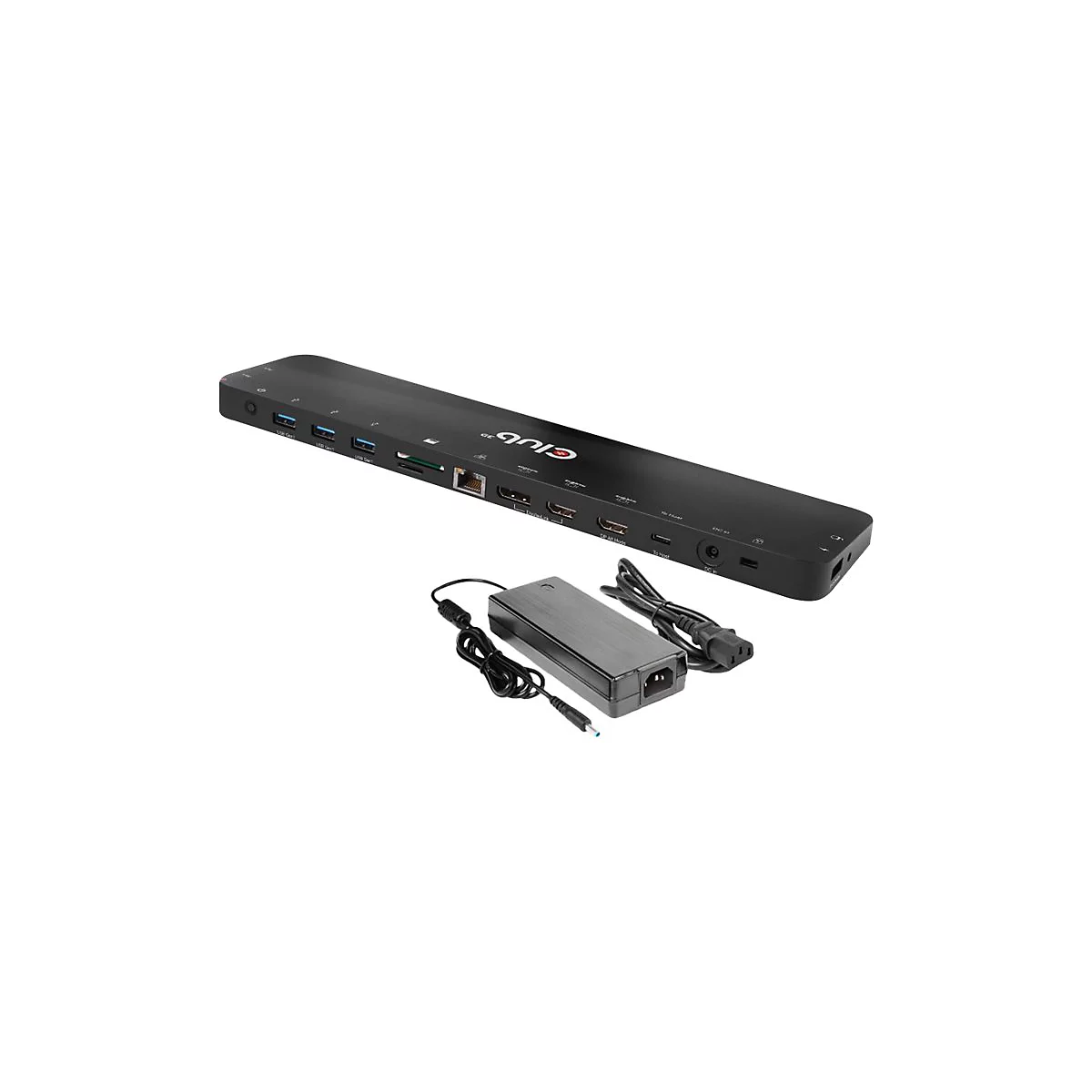Club 3D - Dockingstation - USB-C - 2 x HDMI, DP - 1GbE - 120 Watt