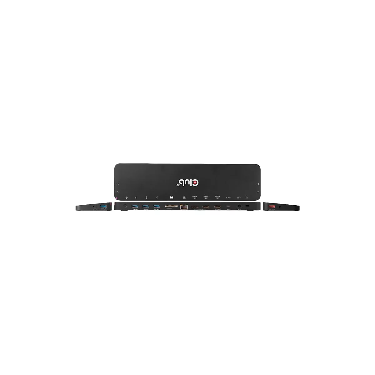 Club 3D - Dockingstation - USB-C - 2 x HDMI, DP - 1GbE - 120 Watt