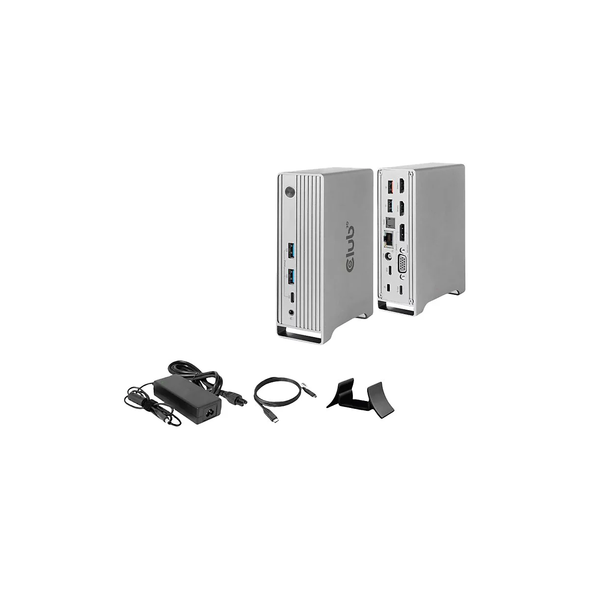 Club 3D - Dockingstation - USB-C - VGA, 2 x HDMI, DP - GigE