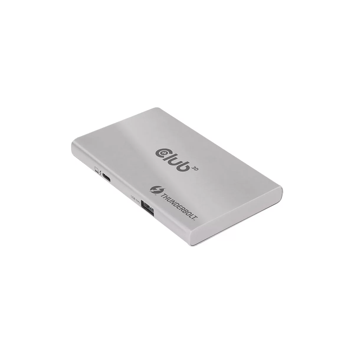 Club 3D Thunderbolt 4 Portable 5-in-1 Hub with Smart Power - Dockingstation - Thunderbolt 4