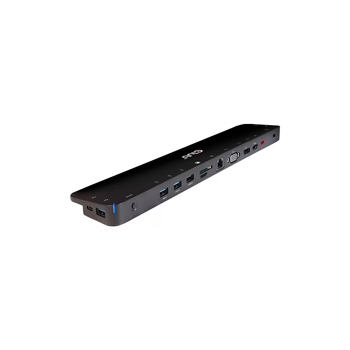 Club 3D Triple Display Dynamic PD Charging Dock - Dockingstation - USB-C - VGA, HDMI, DP - GigE