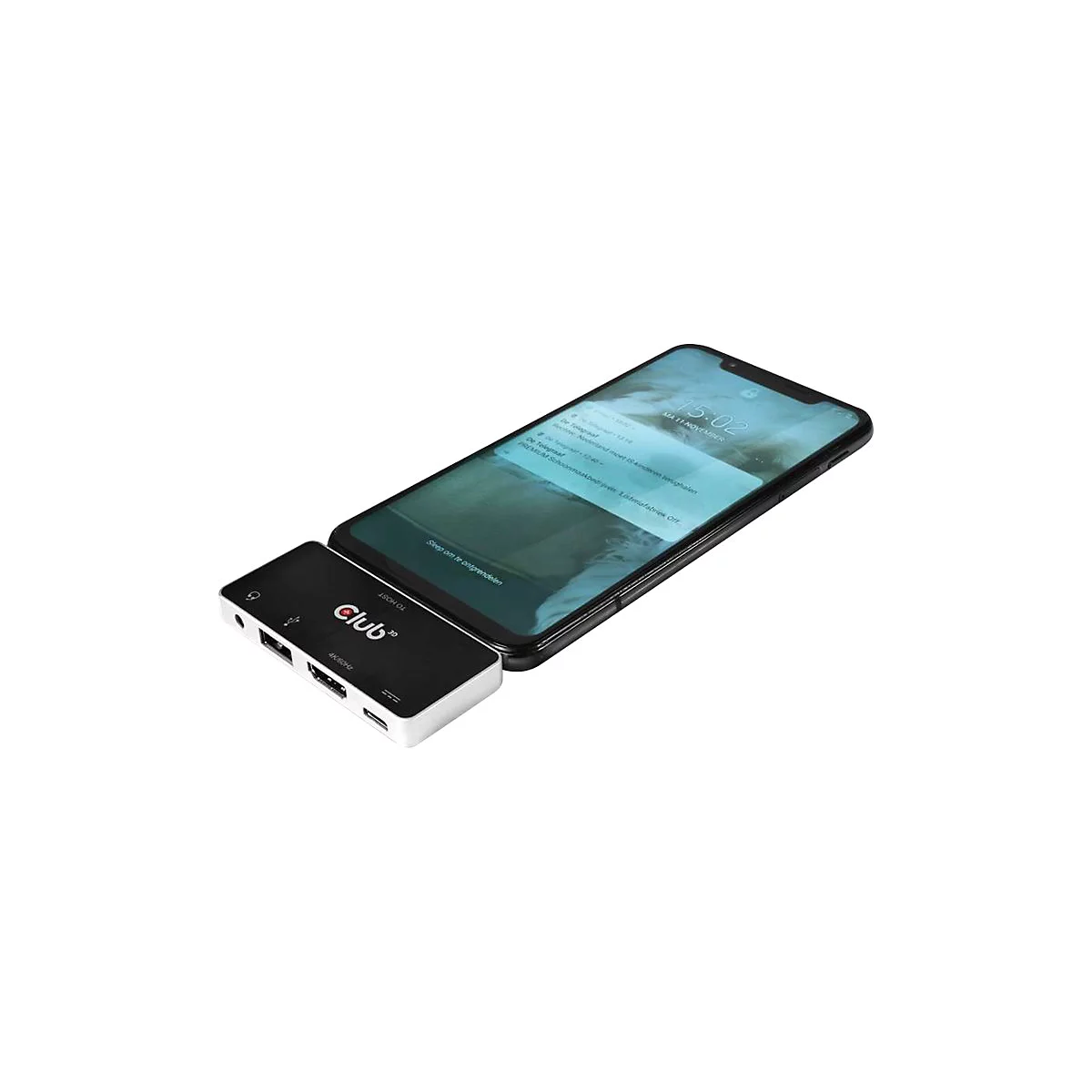 Club 3D USB Type C 4-in-1 Hub - Dockingstation - USB-C - HDMI