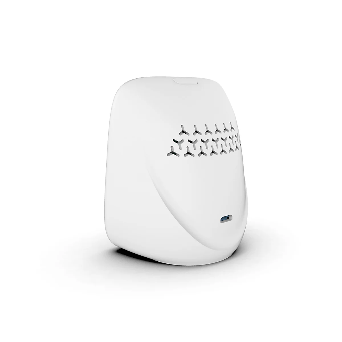 CO2 Messgerät REDFLEXX REDGUARD RG-1300, für den Innenbereich, Infrarotsensor, 350-5000 ppm, LC-Display mit Alarmsignal, IP30, Akkubetrieb, USB, weiß