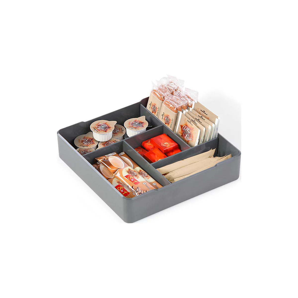 Coffee Point Case, Dispenser, 5 Fächer, Servierhilfe, aus Kunststoff