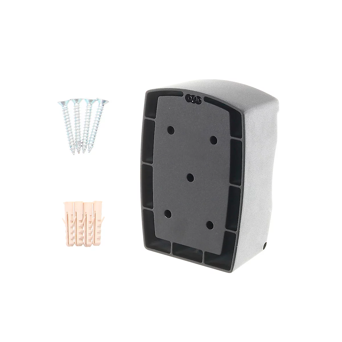 Coffre-fort à clés Rottner Key Protect, serrure mécanique à combinaison de chiffres, 4 positions, montage mural, L 90 x P 60 x H 130 mm, acier moulé, noir