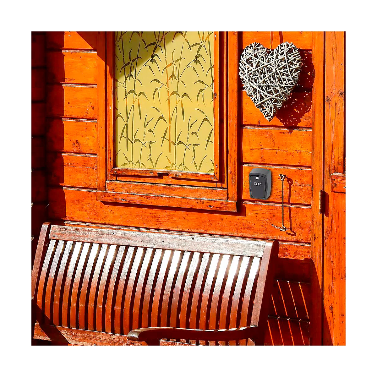 Coffre-fort à clés Rottner Key Protect, serrure mécanique à combinaison de chiffres, 4 positions, montage mural, L 90 x P 60 x H 130 mm, acier moulé, noir