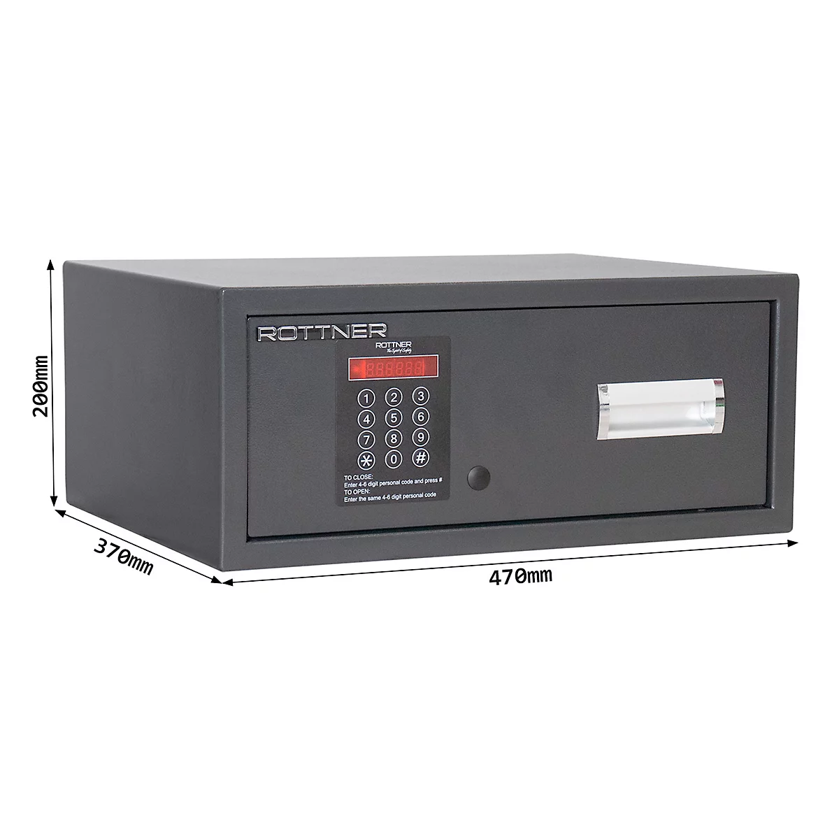 Coffre-fort à tiroirs Rottner MOTION 1 serrure électronique