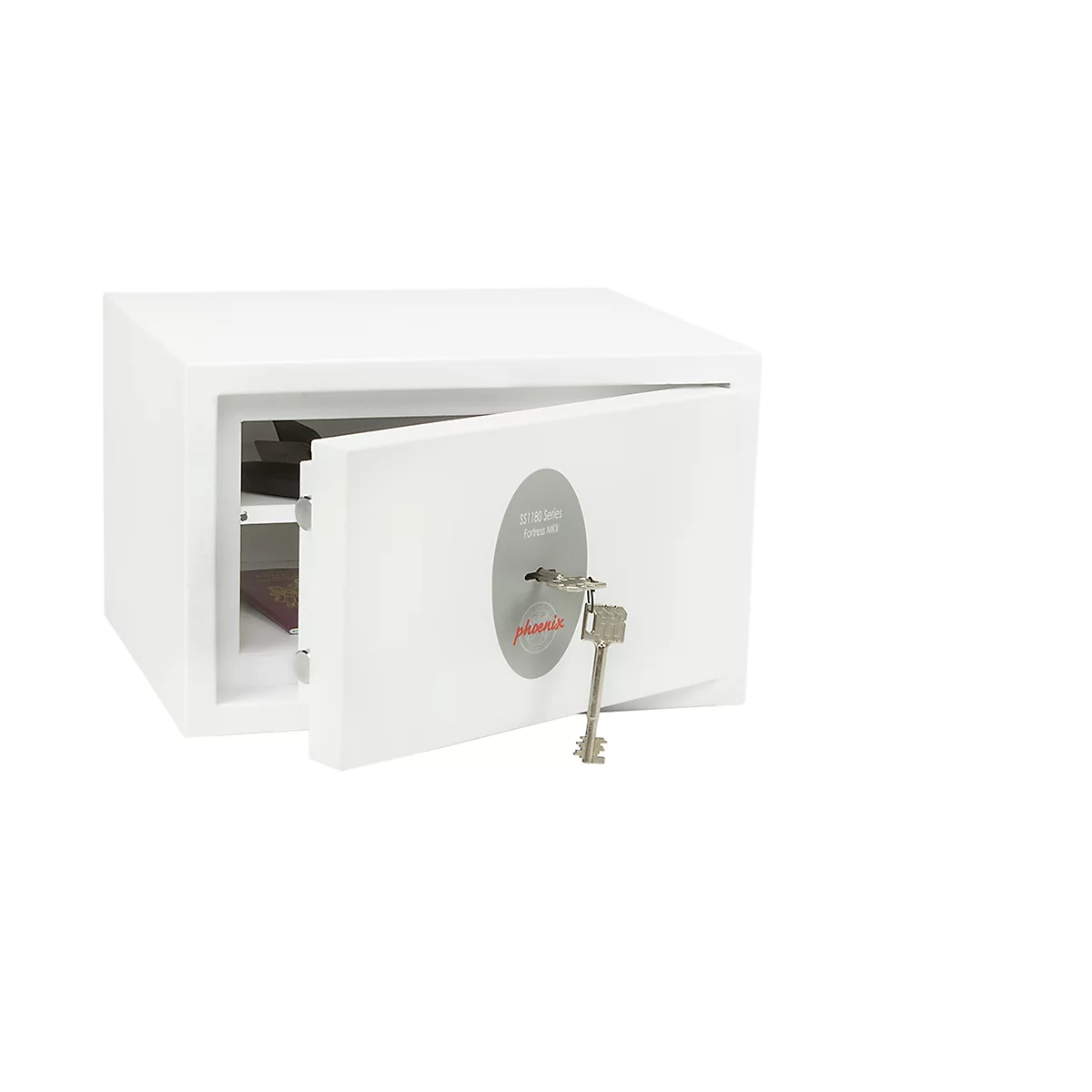 Coffre-fort de sécurité Fortress, série SS1182, H 350 x l. 450 x P 350 mm, serrure à double paneton