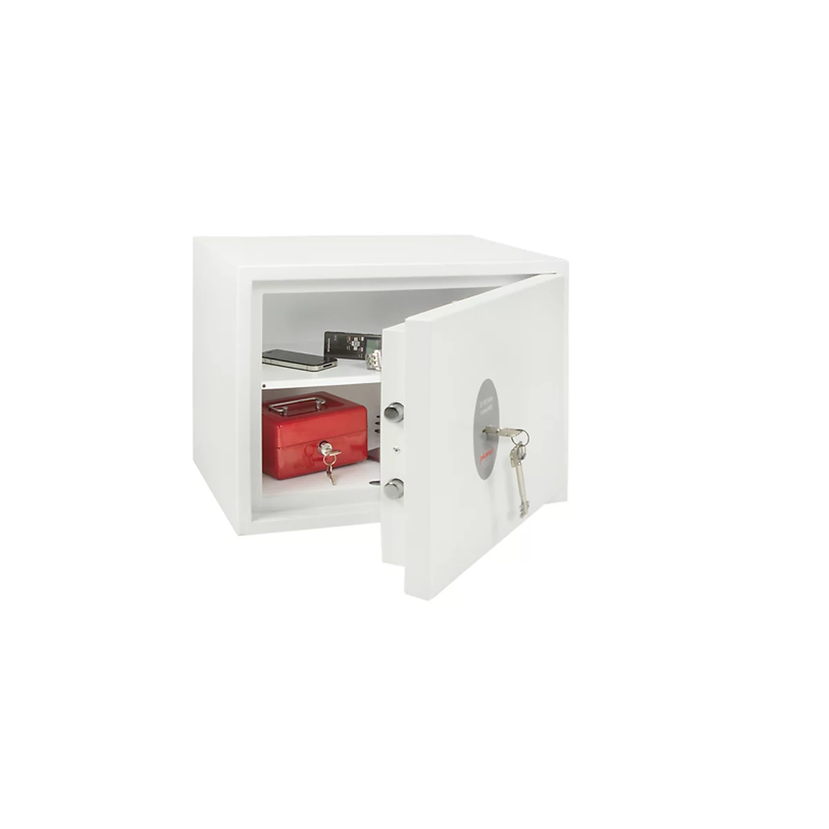 Coffre-fort de sécurité Fortress, série SS1182, H 350 x l. 450 x P 350 mm, serrure à double paneton