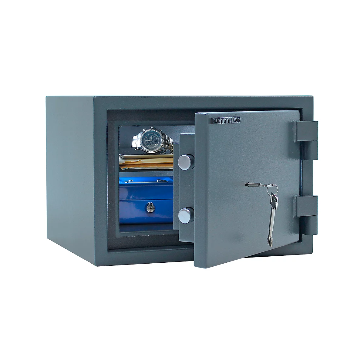 Coffre-fort ignifuge pour documents Rottner FireHero 30 serrure à double panneton