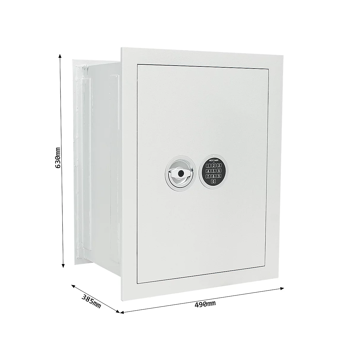 Coffre-fort mural Rottner Stone SE 65 Premium serrure électronique