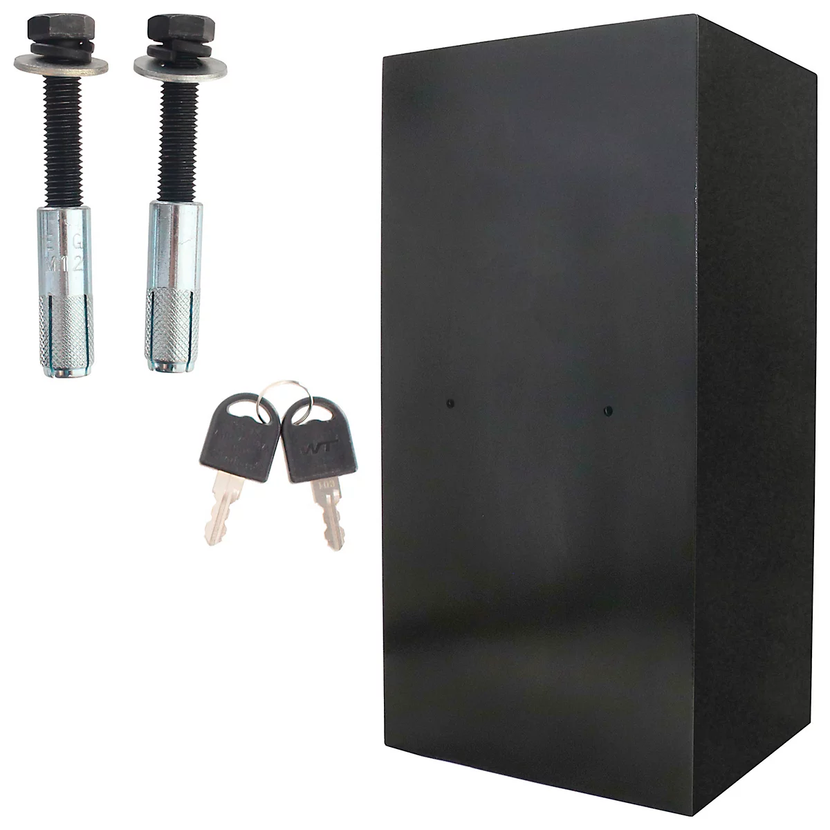 Coffre-fort professionnel Rottner Monaco 120, serrure électronique, L 600 x P 500 x H 1200 mm, acier, noir