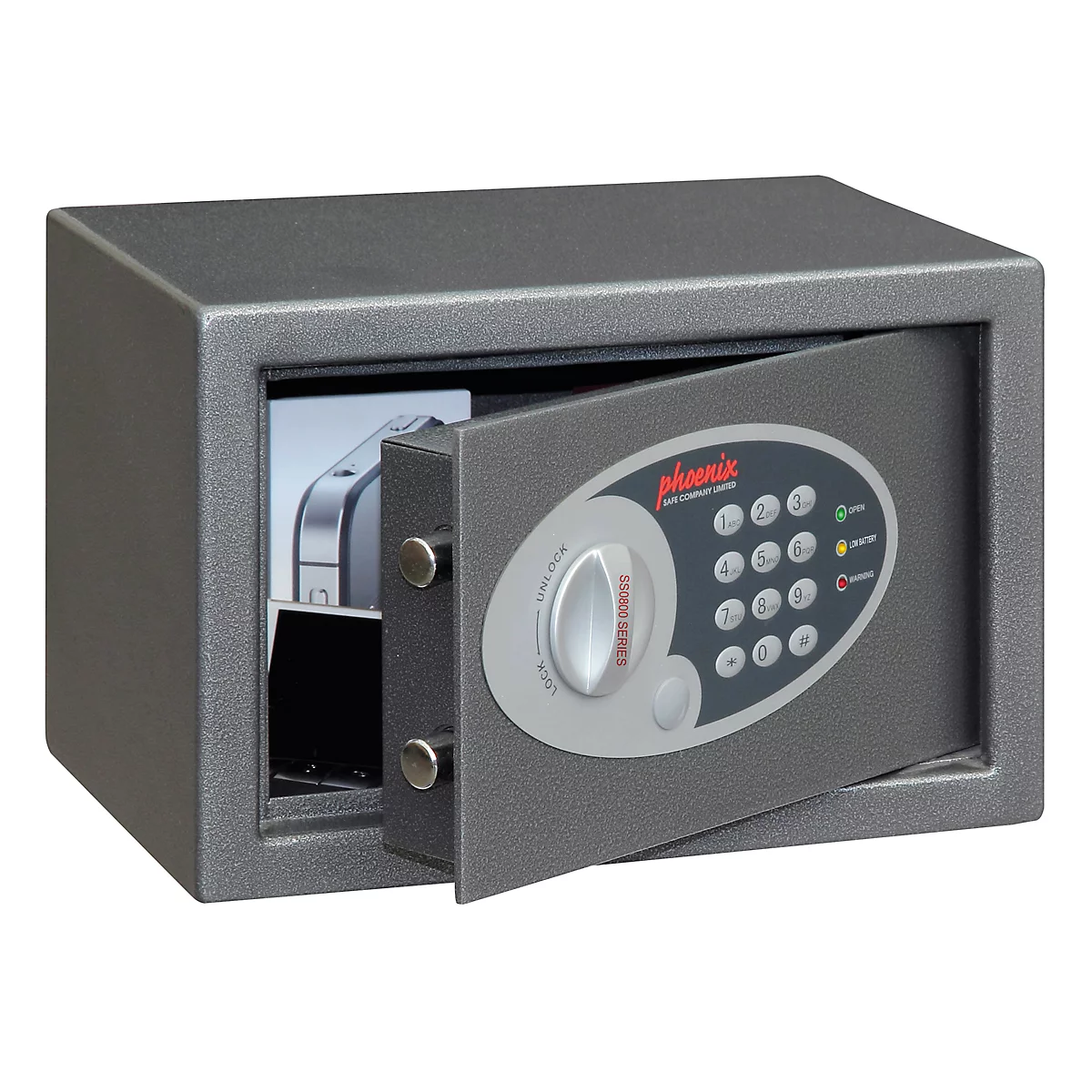 Coffre-fort Vela Home & Office, série SS0801E, l. 310 x P 200 x H 200 mm