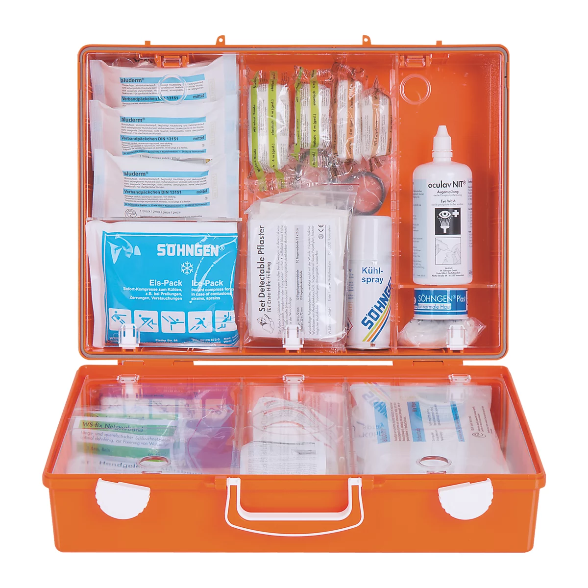 Coffret de premiers secours mobile, pour commerce de gros et stockage