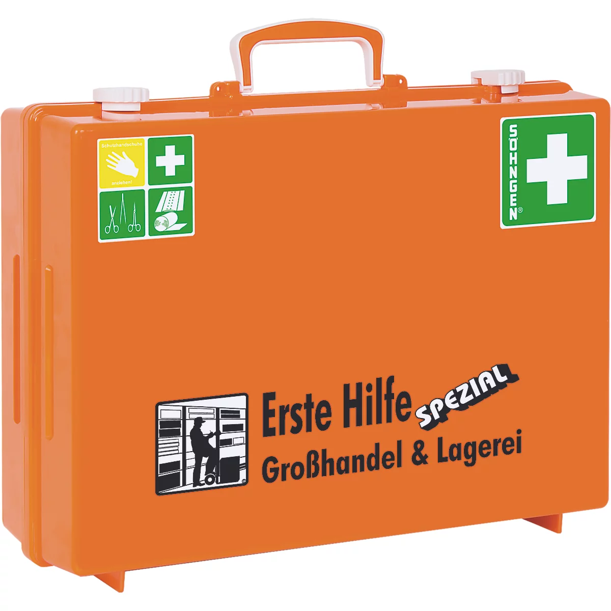 Coffret de premiers secours mobile, pour commerce de gros et stockage
