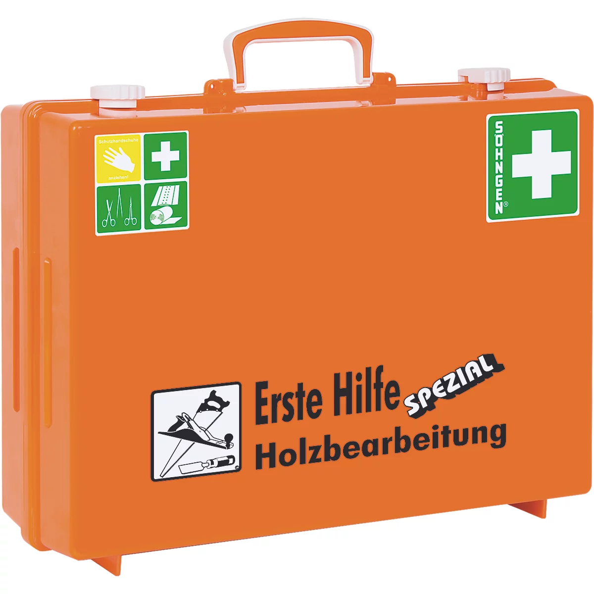 Coffret de premiers secours mobile, pour travail du bois