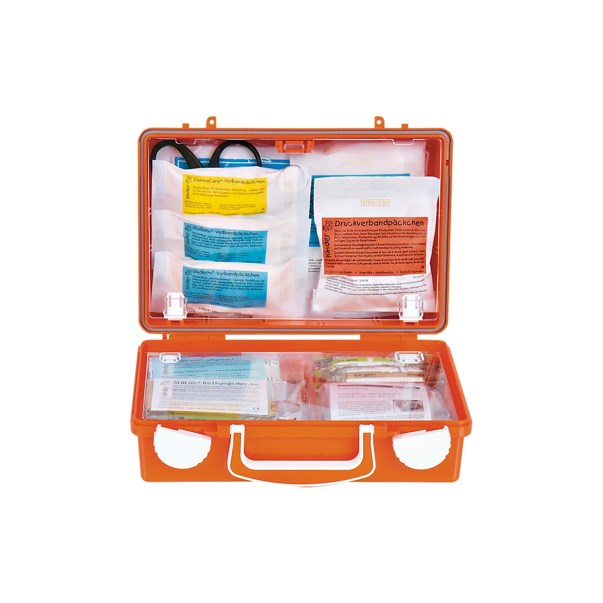 Coffret de premiers secours QUICK-CD ECOLE Soehngen, à partir de 6 ans, avec support mural
