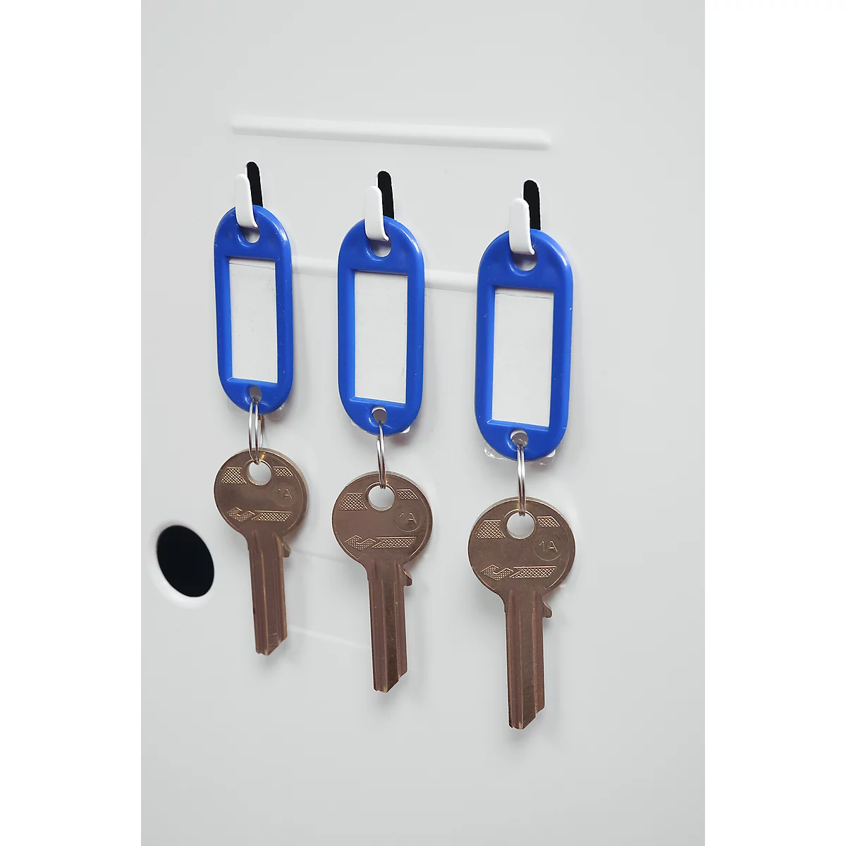 Coffret de protection incendie FS 0441, serrure électronique, L 500 x P 500 x H 640 mm, acier, blanc signalisation RAL 9003
