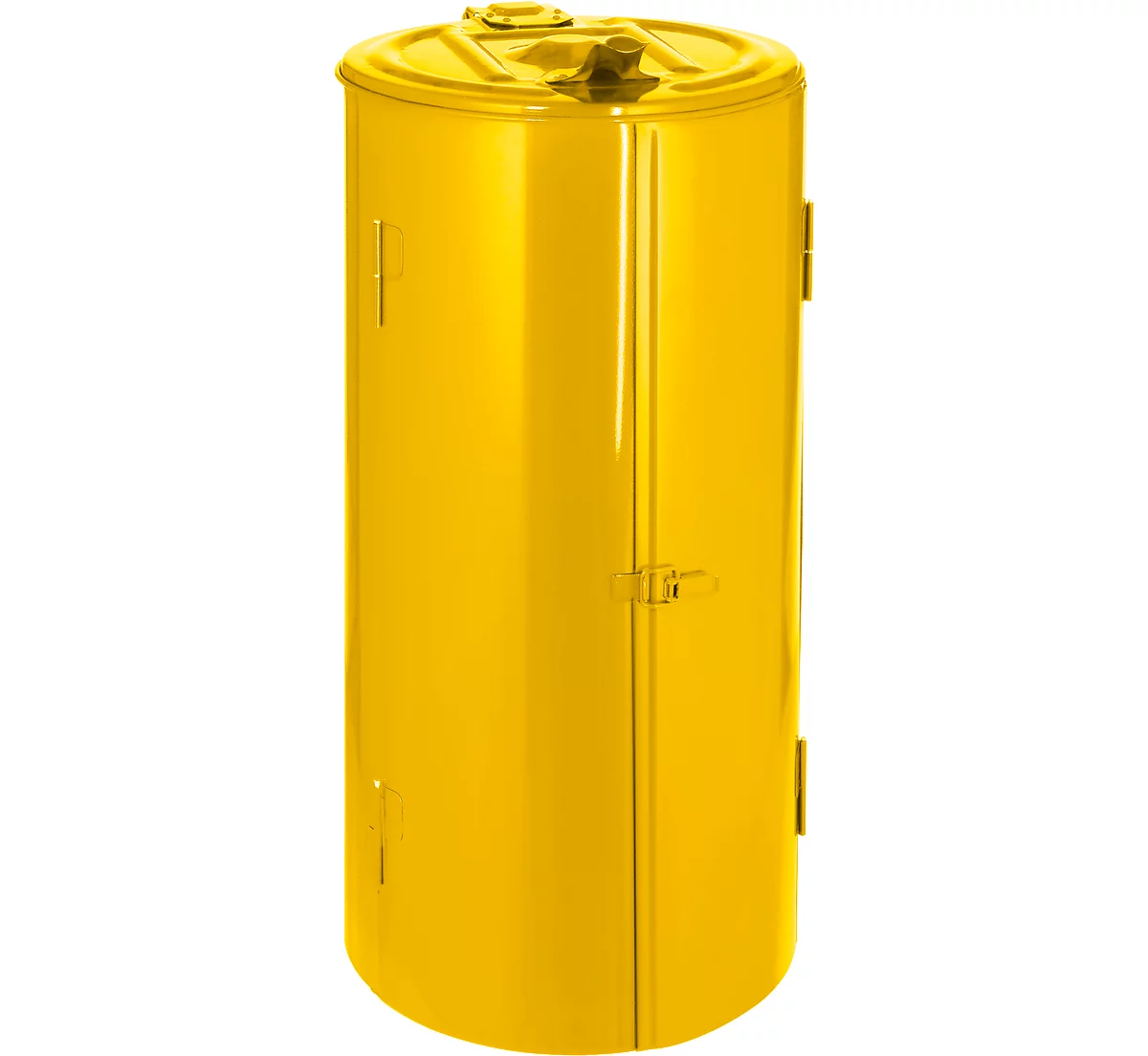 Colector de residuos, 120 l, amarillo