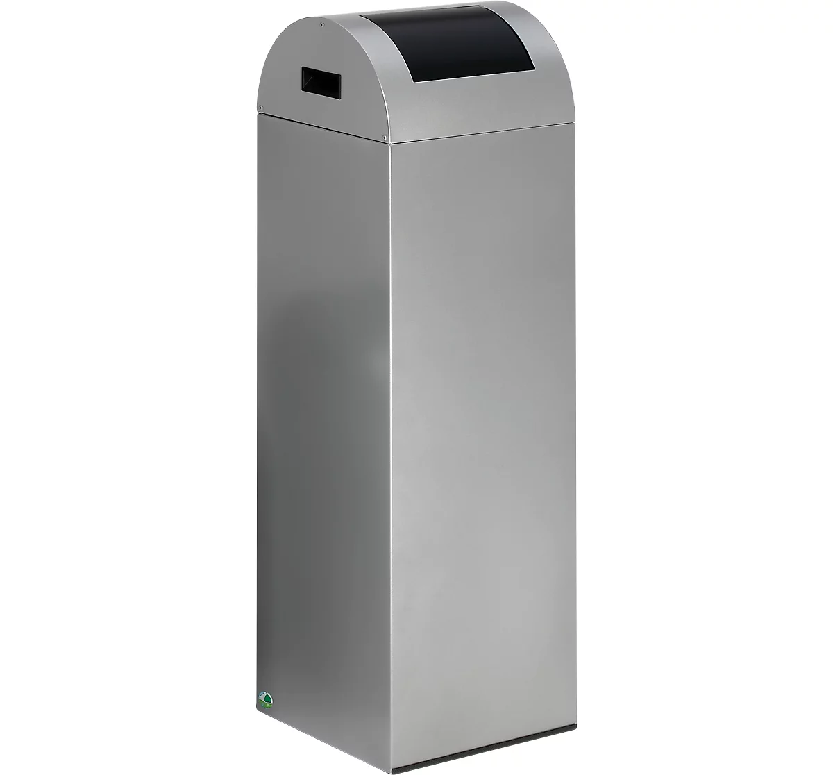 Colector de residuos reciclables autoextinguible 85R, plata/antracita