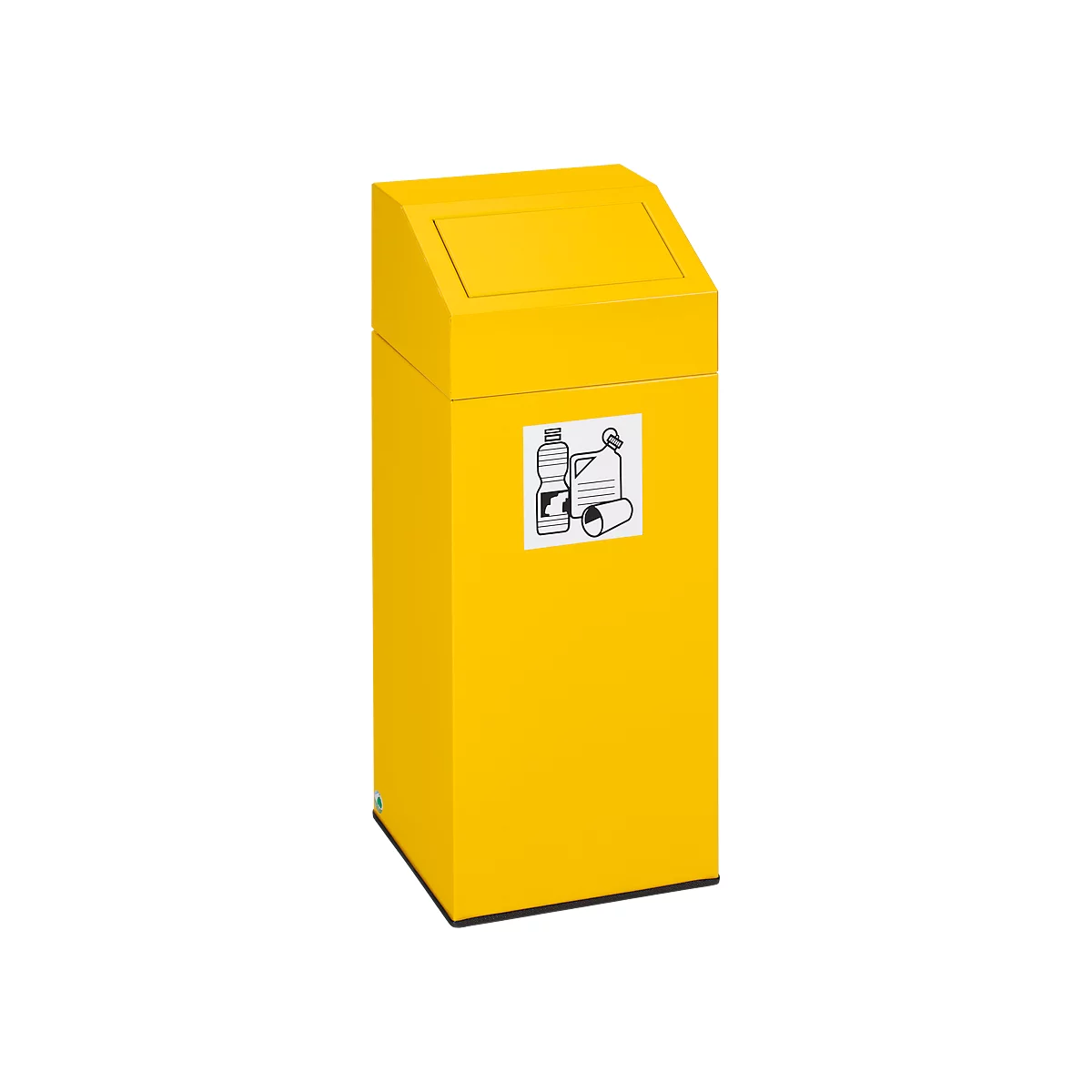 Colector de residuos reciclables VAR, capacidad 45 l, amarillo