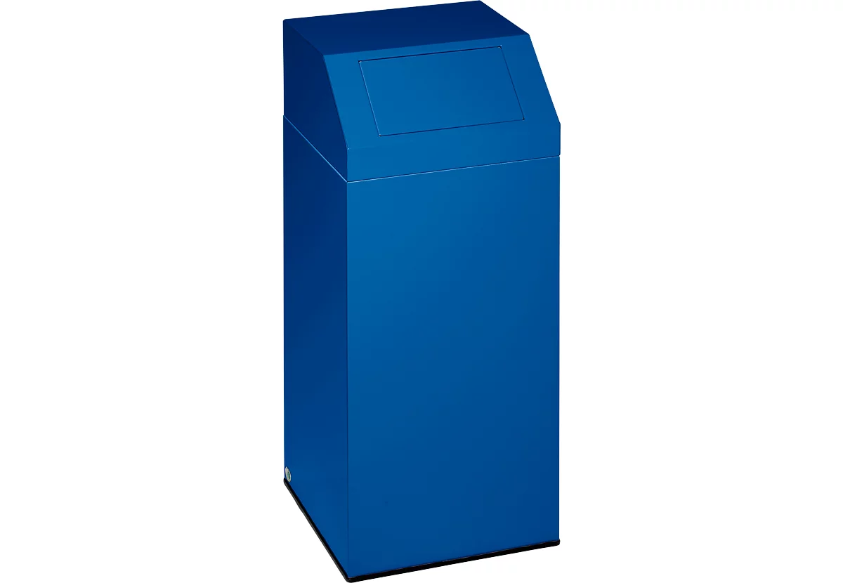 Colector de residuos reciclables VAR, capacidad 45 l, azul genciana