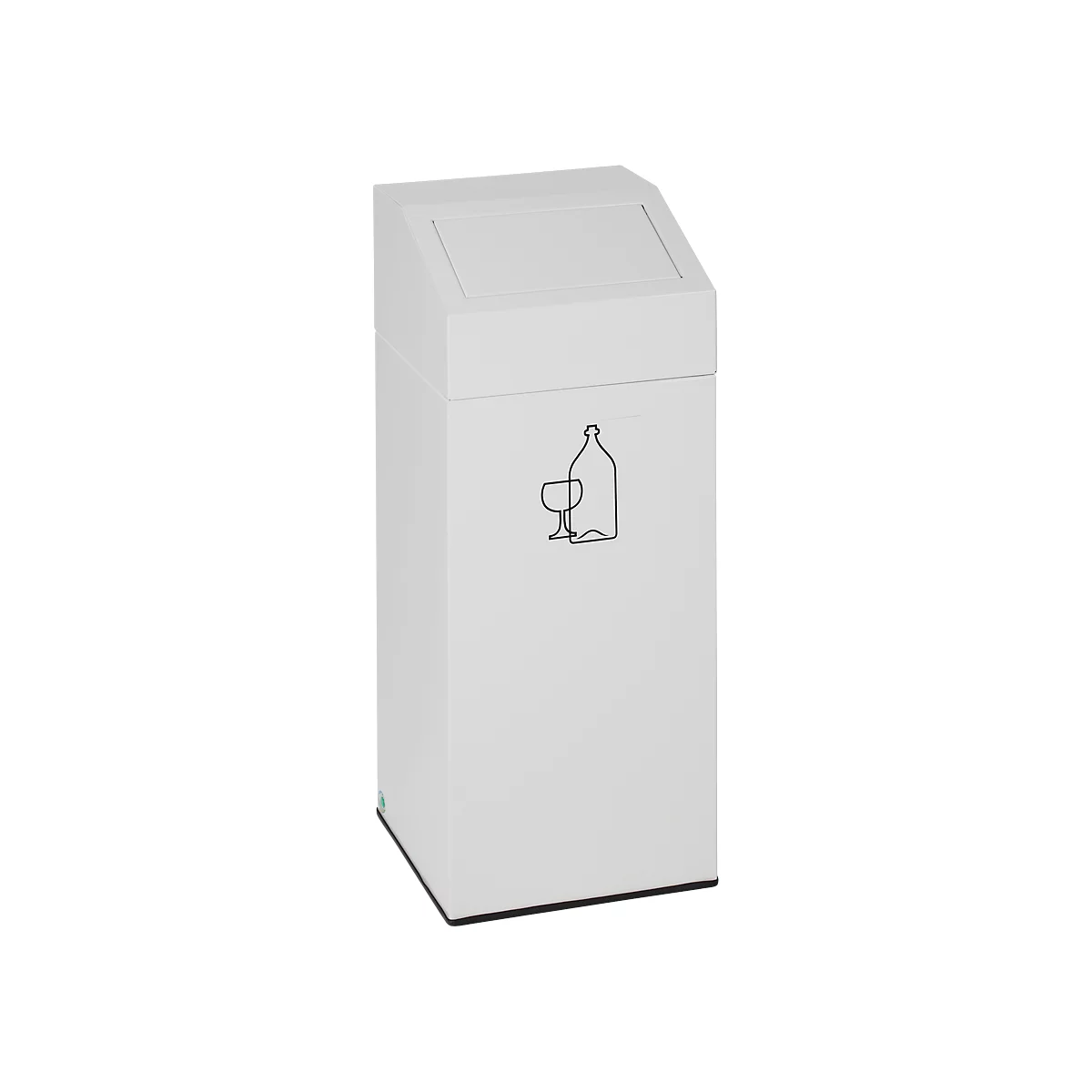 Colector de residuos reciclables VAR, capacidad 45 l, blanco