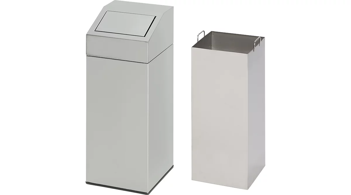 Colector de residuos reciclables VAR, capacidad 45 l, gris
