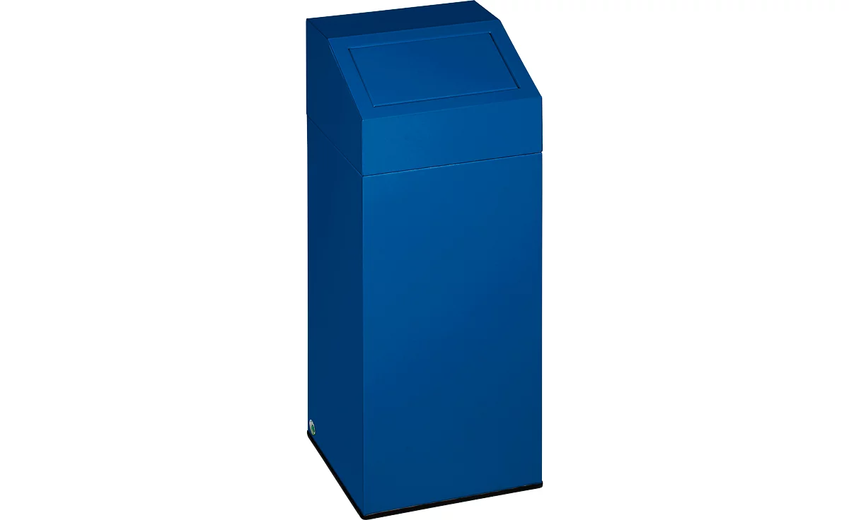 Colector de residuos reciclables VAR, capacidad 76 l, azul genciana