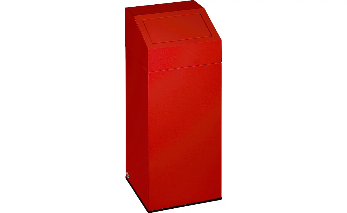 Colector de residuos reciclables VAR, capacidad 76 l, rojo
