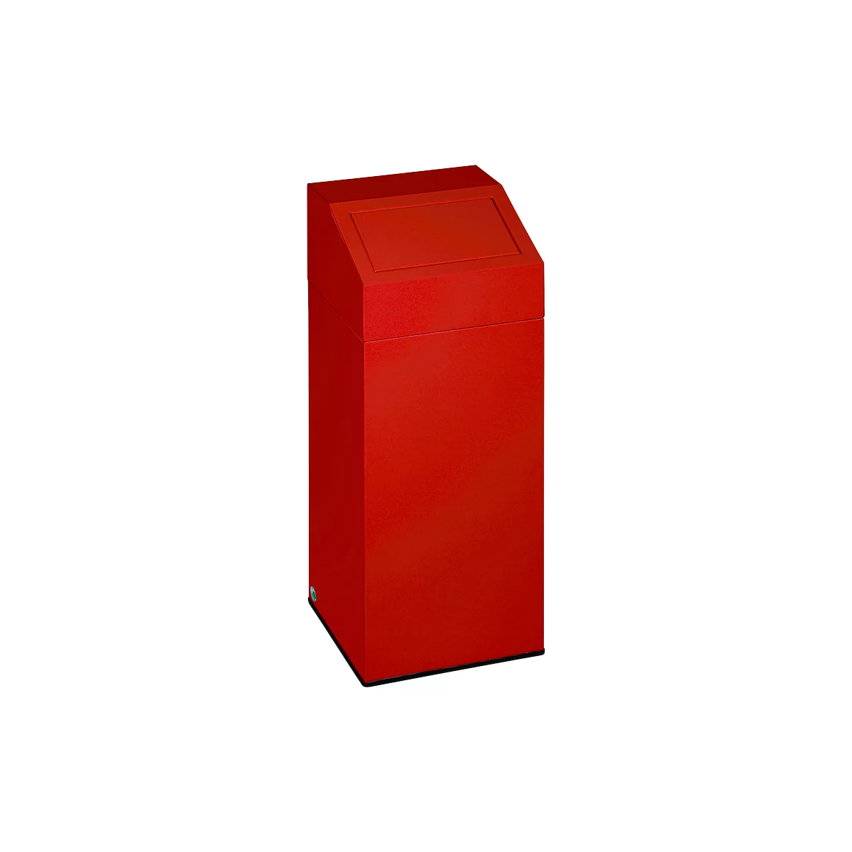 Colector de residuos reciclables VAR, capacidad 76 l, rojo