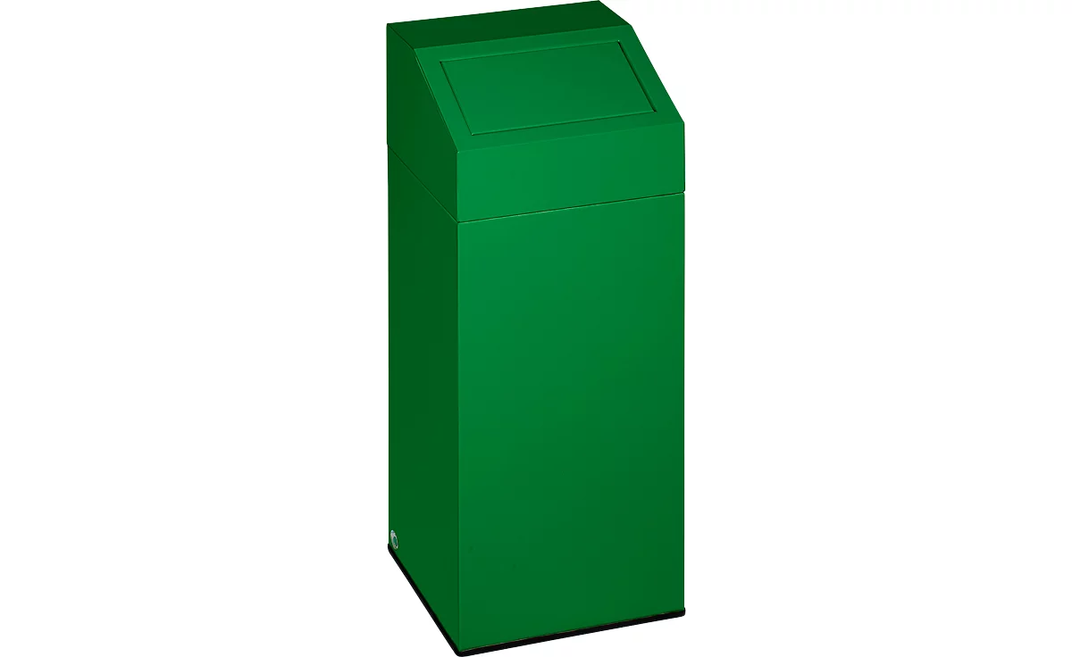 Colector de residuos reciclables VAR, capacidad 76 l, verde
