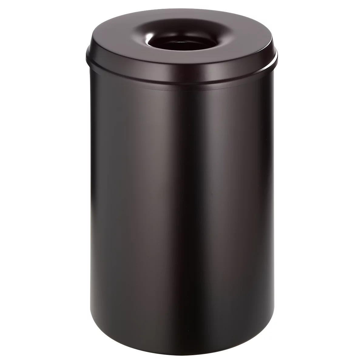 Collecteur de déchets 15 L autoextinguible, structure noire/couvercle noir