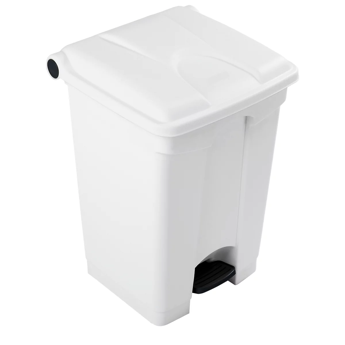 Poubelle plastique à couvercle basculant Facile 35L blanc