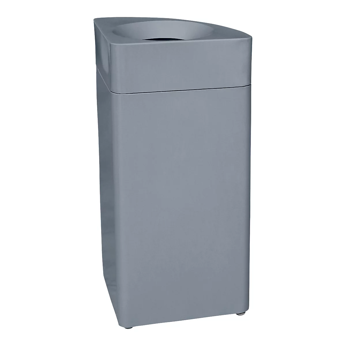 POUBELLE Q-CONNECT METALLIQUE OUVERTURE AUTOMATIQUE CAPACITE 30L