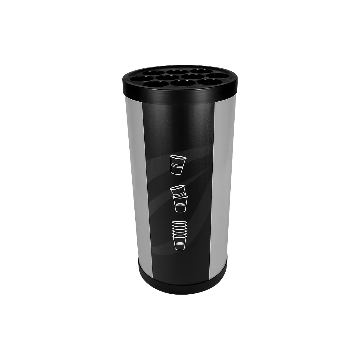 Collecteur de gobelets noir JUNIOR