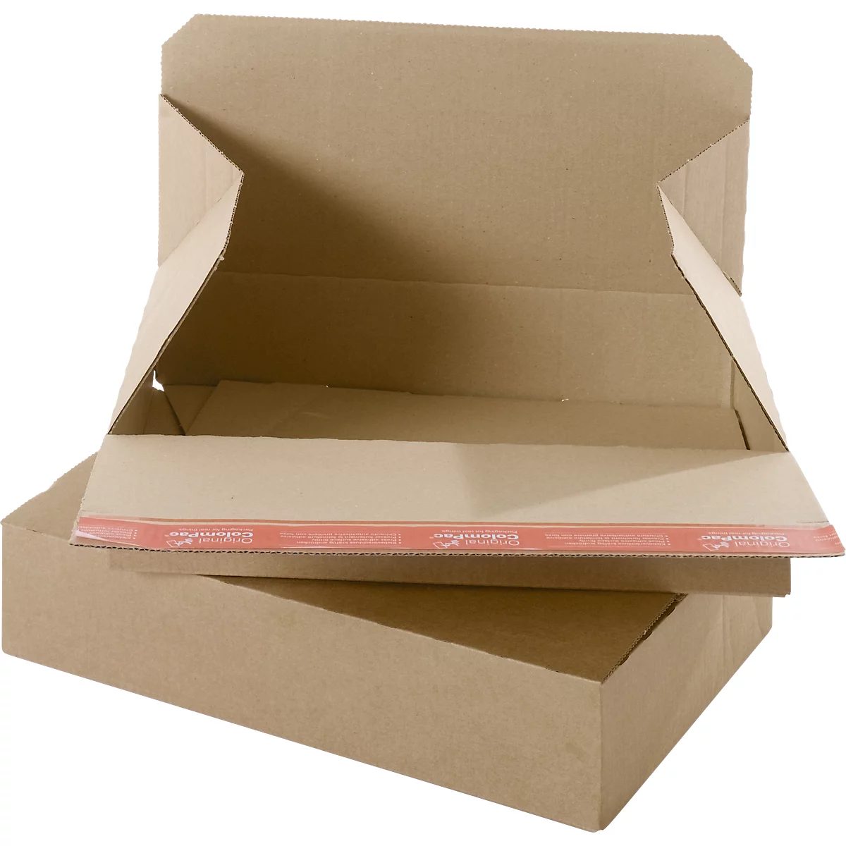 ColomPac Blitzbodenkarton, 347 x 245 x 78 mm, DHL-optimiert, mit Selbstklebeverschluss