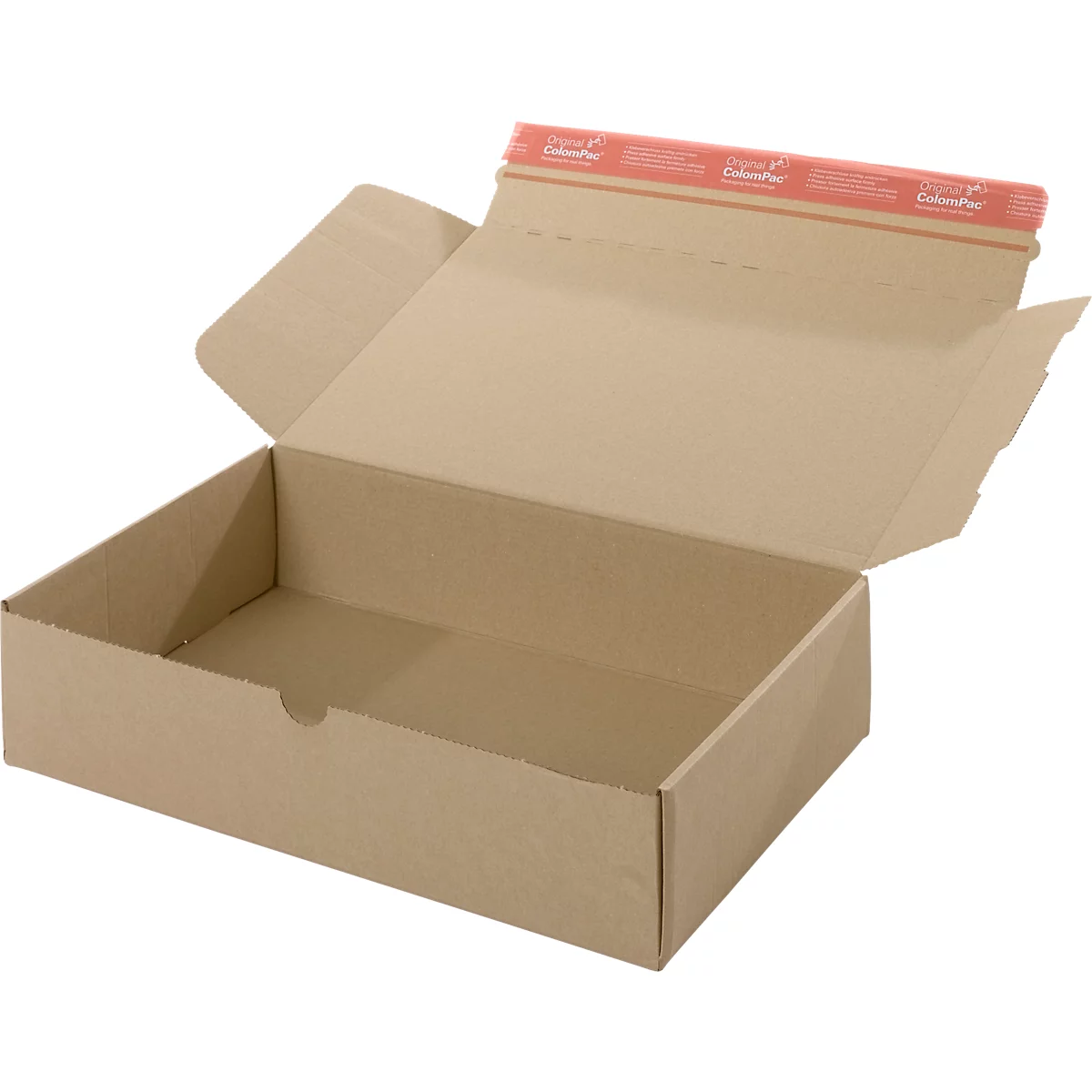 ColomPac E-Commerce Modulbox, 250 x 350 x 80 mm, Selbstklebeverschluss, Maxibrief, 20 Stück, DHL-optimiert