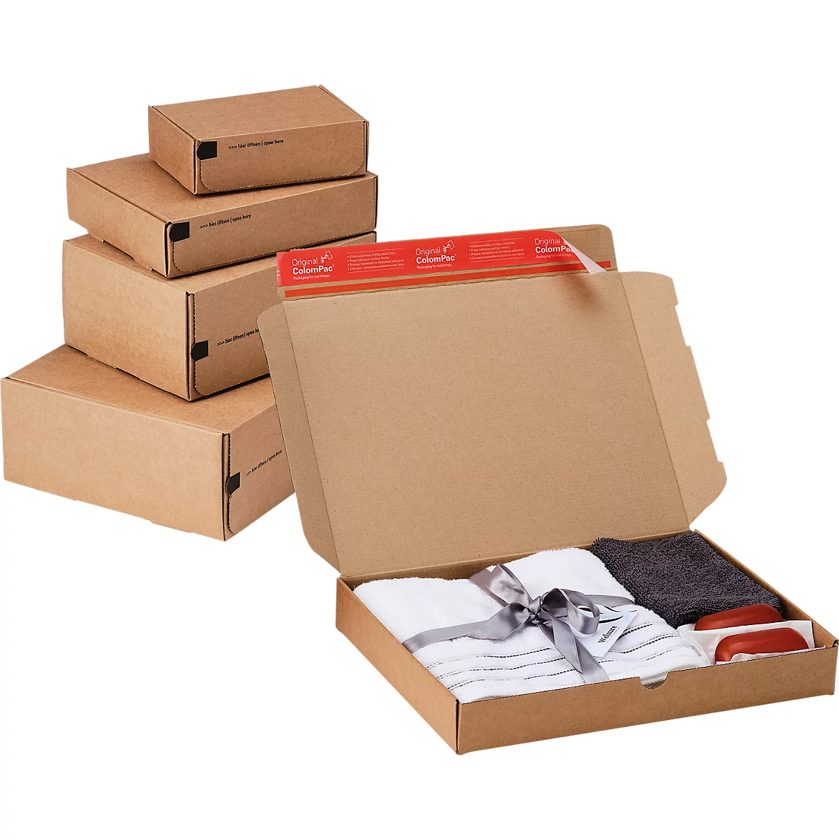 ColomPac e-commerce module doos, 250 x 350 x 80 mm, zelfklevende sluiting, maxi brief, 20 stuks, DHL-geoptimaliseerd