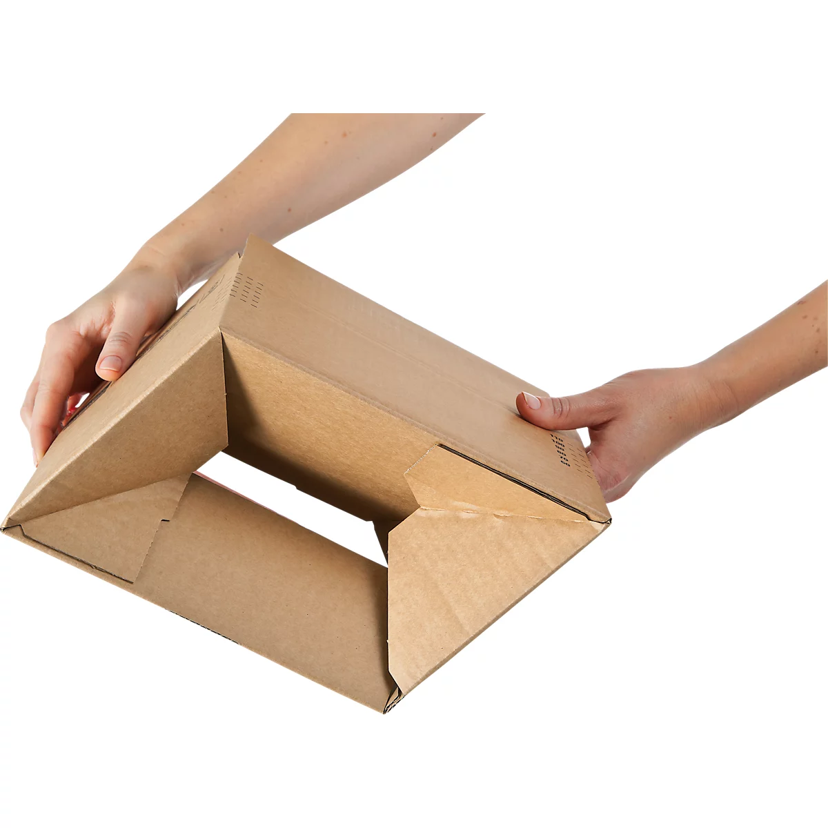 ColomPac flash bodemdoos, 347 x 245 x 78 mm, geoptimaliseerd voor DHL, met zelfklevende sluiting