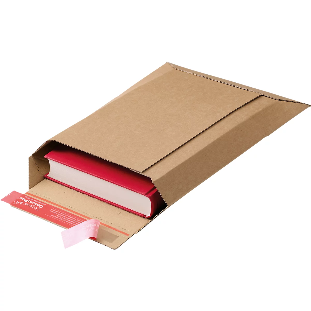 ColomPac verzendzak van golfkarton, geoptimaliseerd voor DHL, 250 x 350 x 80 mm, 20 stuks