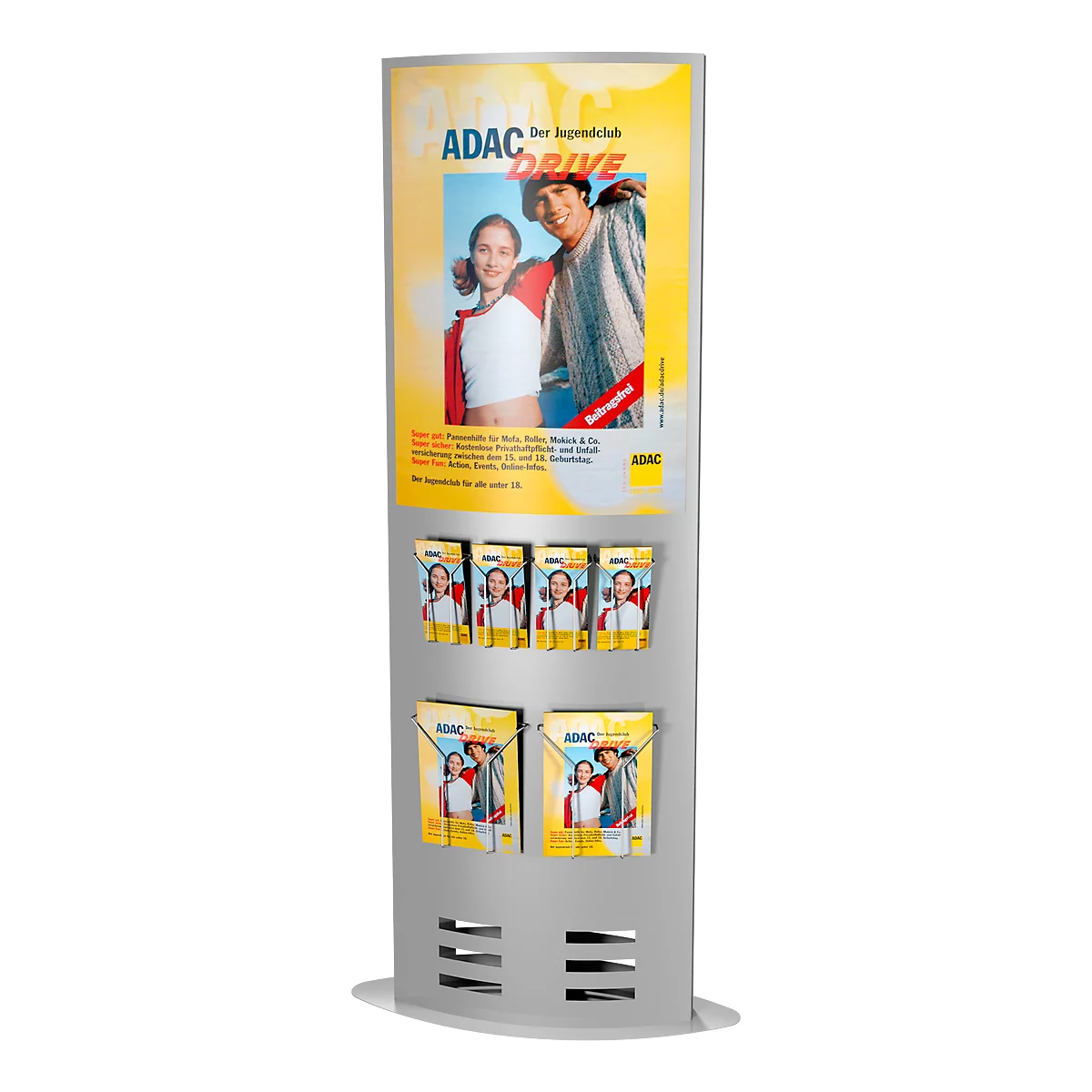 Colonne d’information Tec-Art, taille, 770 x 330 x 1850 mm