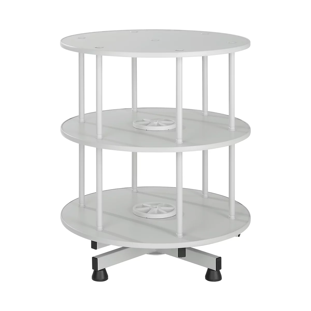 Colonne rotative à 2 étages pour classeurs à levier, sans classeur à levier, H 880 mm