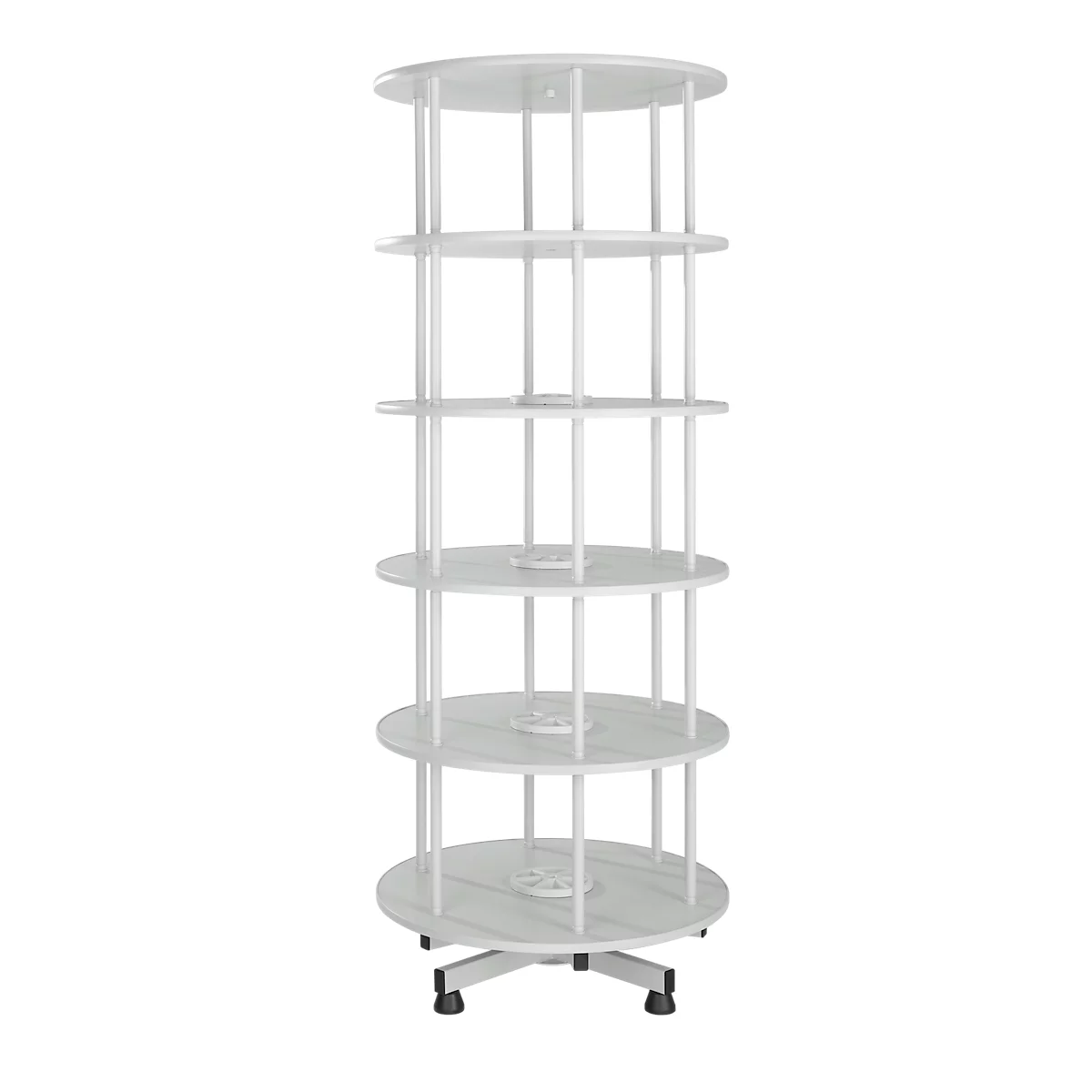 Colonne rotative à 5 étages pour classeurs à levier, sans classeur à levier, H 2020 mm