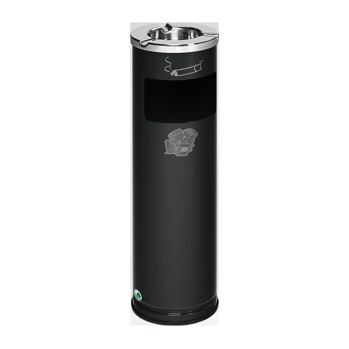 Combi-asbak D20, antraciet