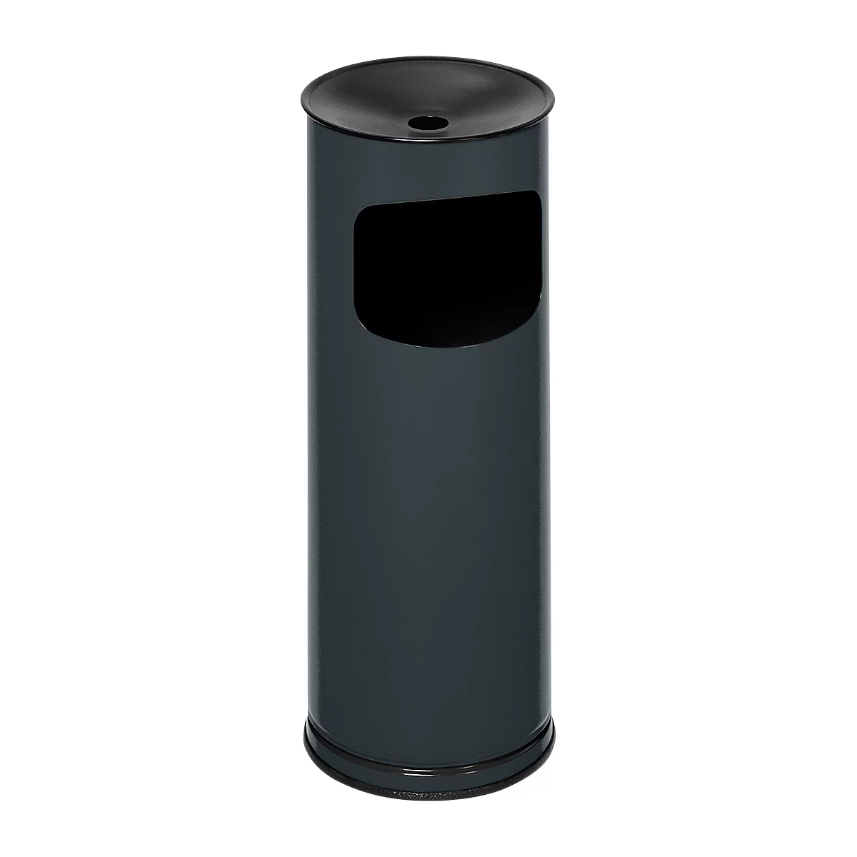 Combi-asbak, H 610 mm, antraciet