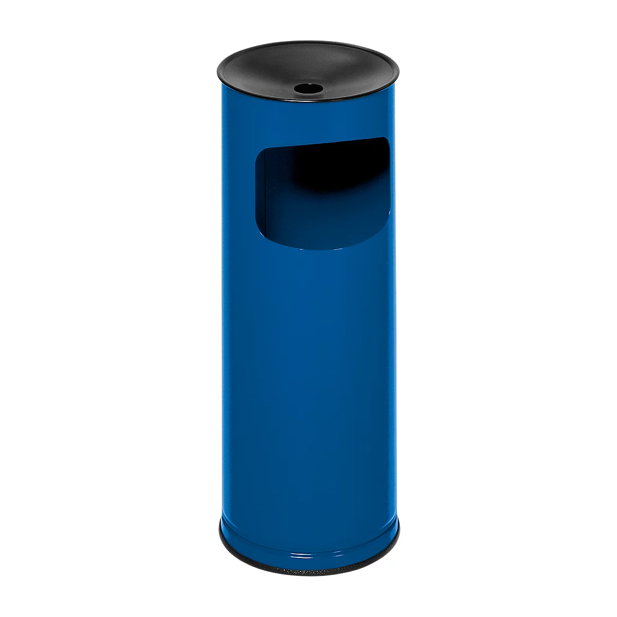 Combi-asbak, H 610 mm, blauw