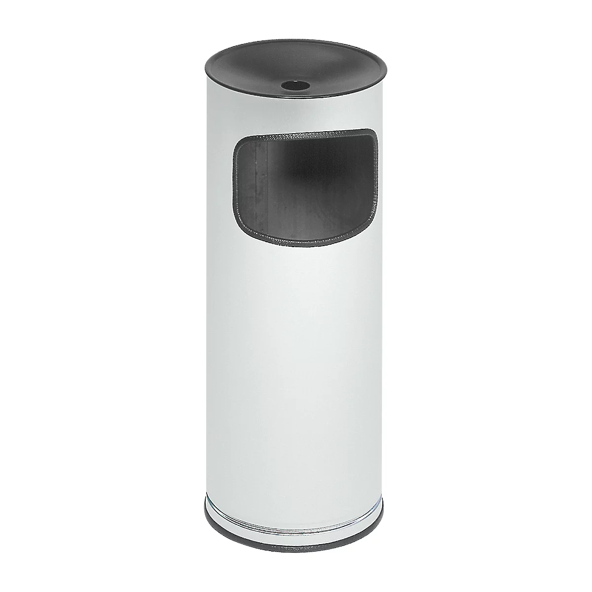 Combi-asbak, H 610 mm, wit