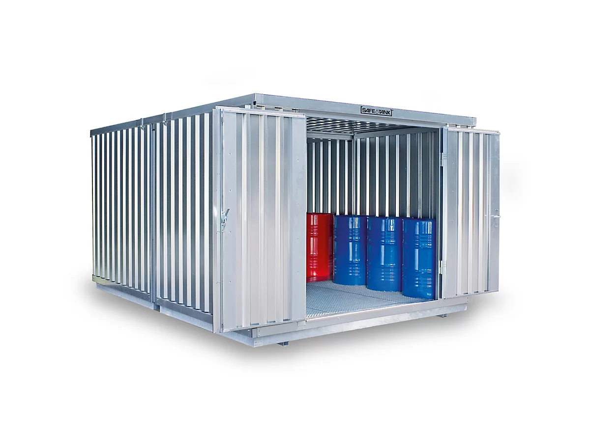 Combinación de contenedores SAFE TANK 2000, para almacenamiento pasivo