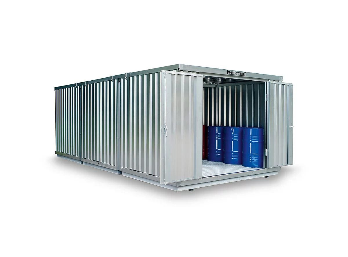 Combinación de contenedores SAFE TANK 3000, para almacenamiento pasivo